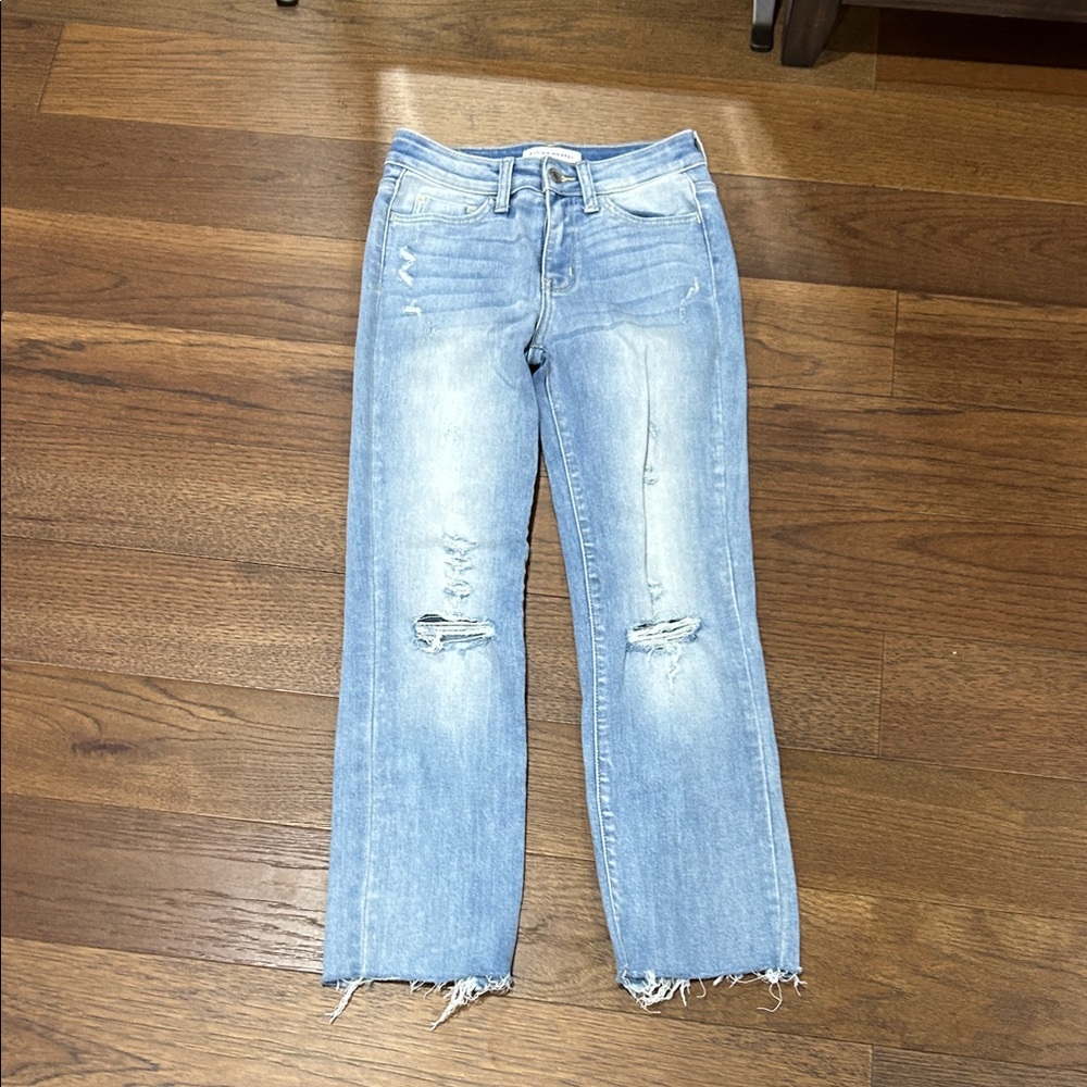 Flying Monkey Light Blue Straight Leg Jeans